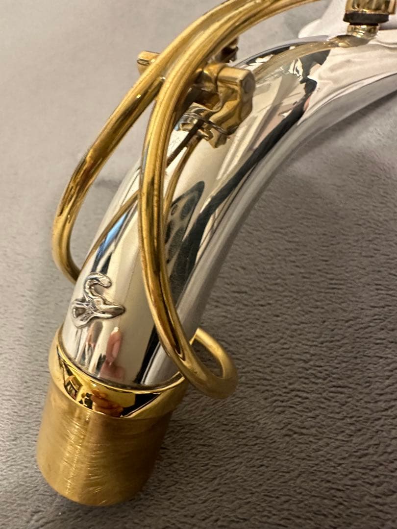 特注Gloger アルトサックス ネック スターリングシルバー　ヤマハ用