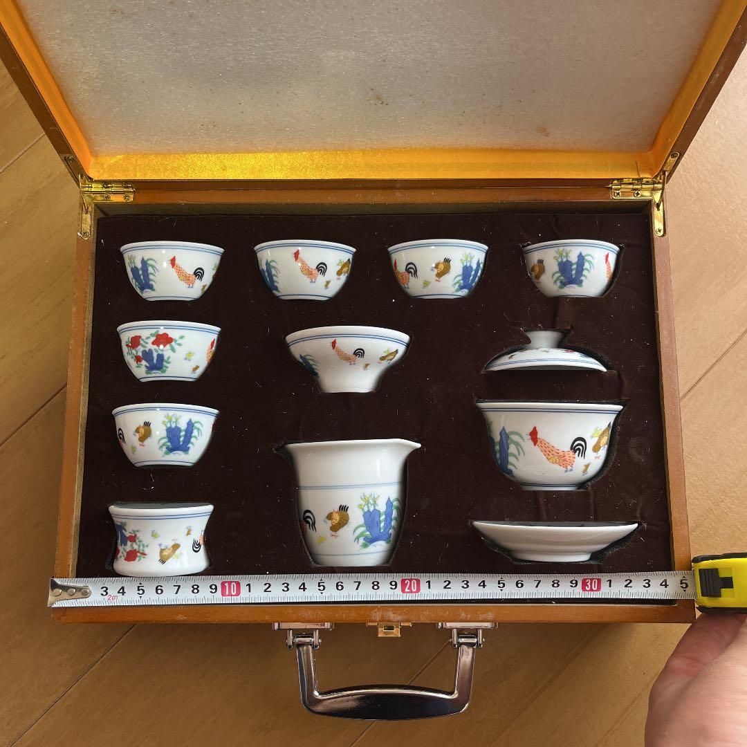 大明成化年製　茶碗12点セット　お土産　ギフト煎茶　骨董品　茶道具　陶芸