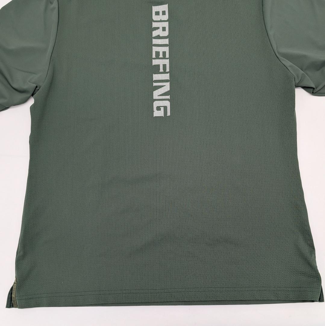 BRIEFING ブリーフィング ハーフジップ オリーブ Mサイズ