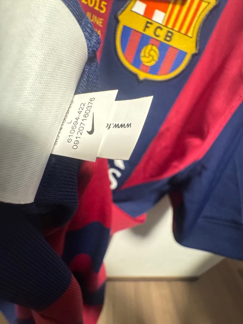 正規品/新品タグ付き メッシ　バルセロナ　14/15 ホーム　ユニフォーム