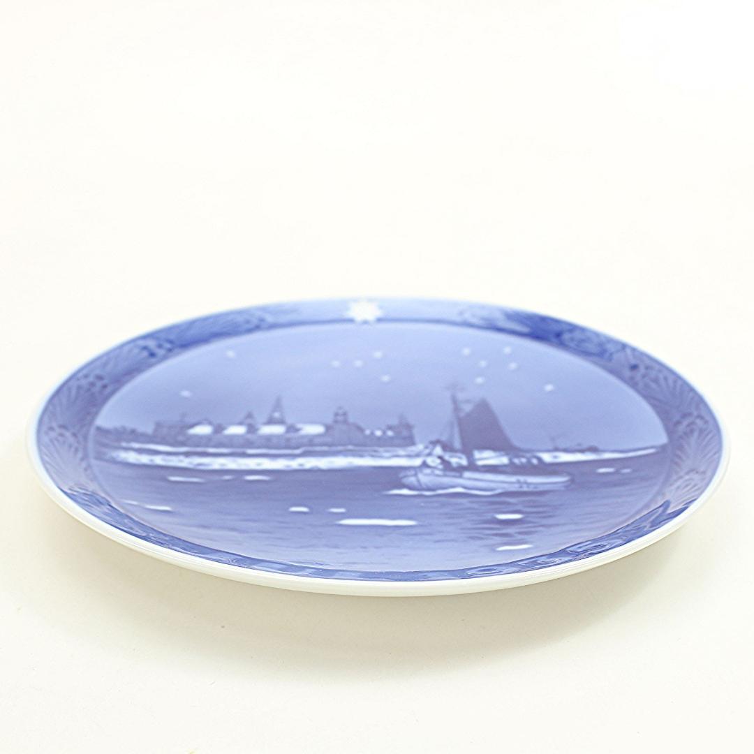 1935年 「クロンボー城沖の漁船」 イヤープレート ロイヤルコペンハーゲン