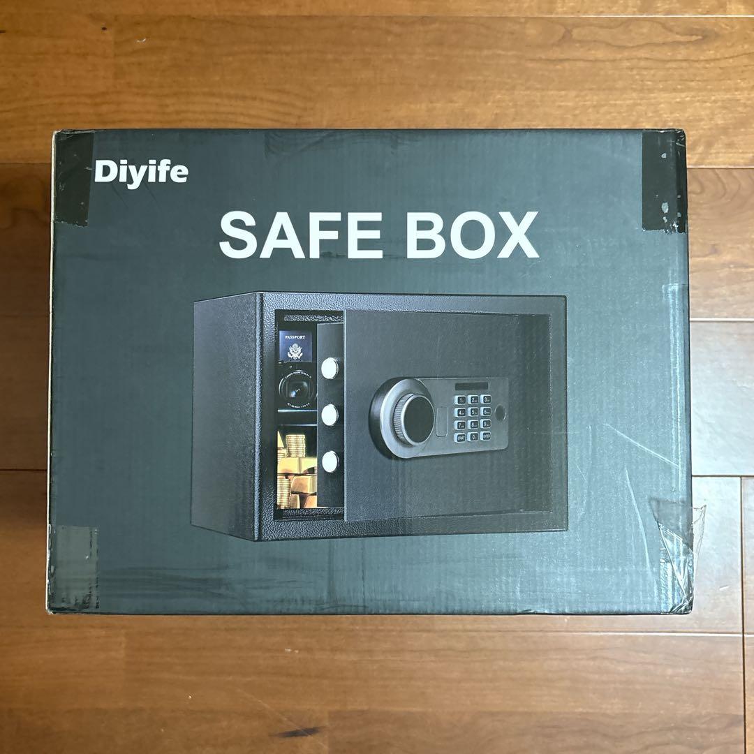 金庫⭐️小型 22.6L 耐火 耐水 電子式 充電ケーブル付き 家庭用 業務用