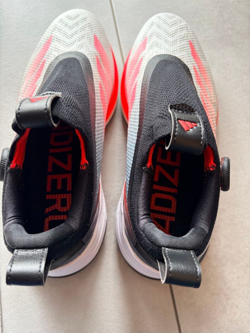 adidas BOA ゴルフシューズ ルシッドレッド/コアブラック