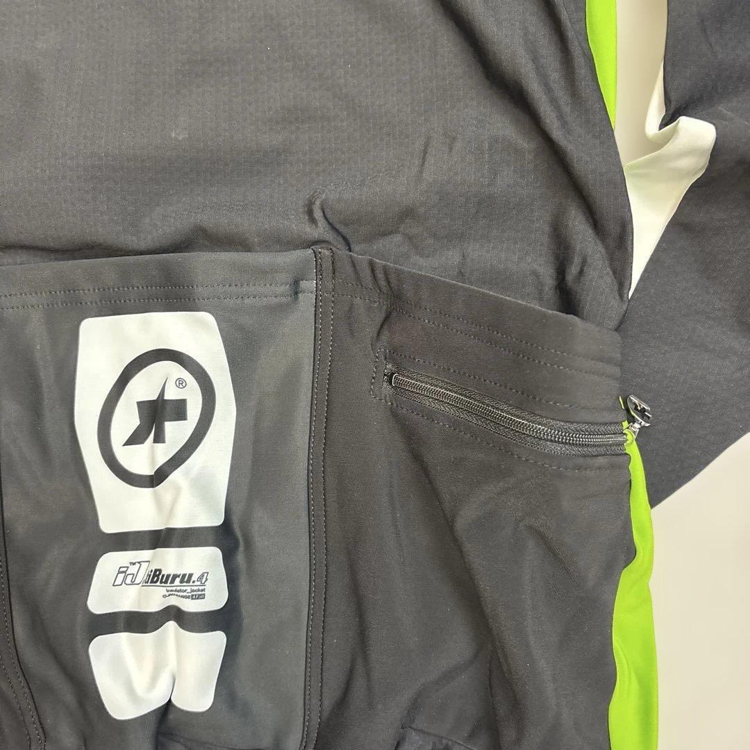 【新品】アソス長袖サイクルジャージ グリーン/ブラック