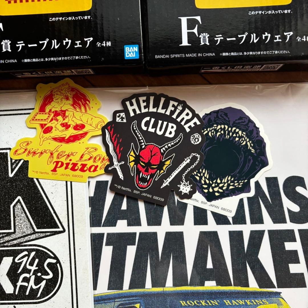 一番くじ ストレンジャーシングス セット A賞 F H G ブロマイド ポスター