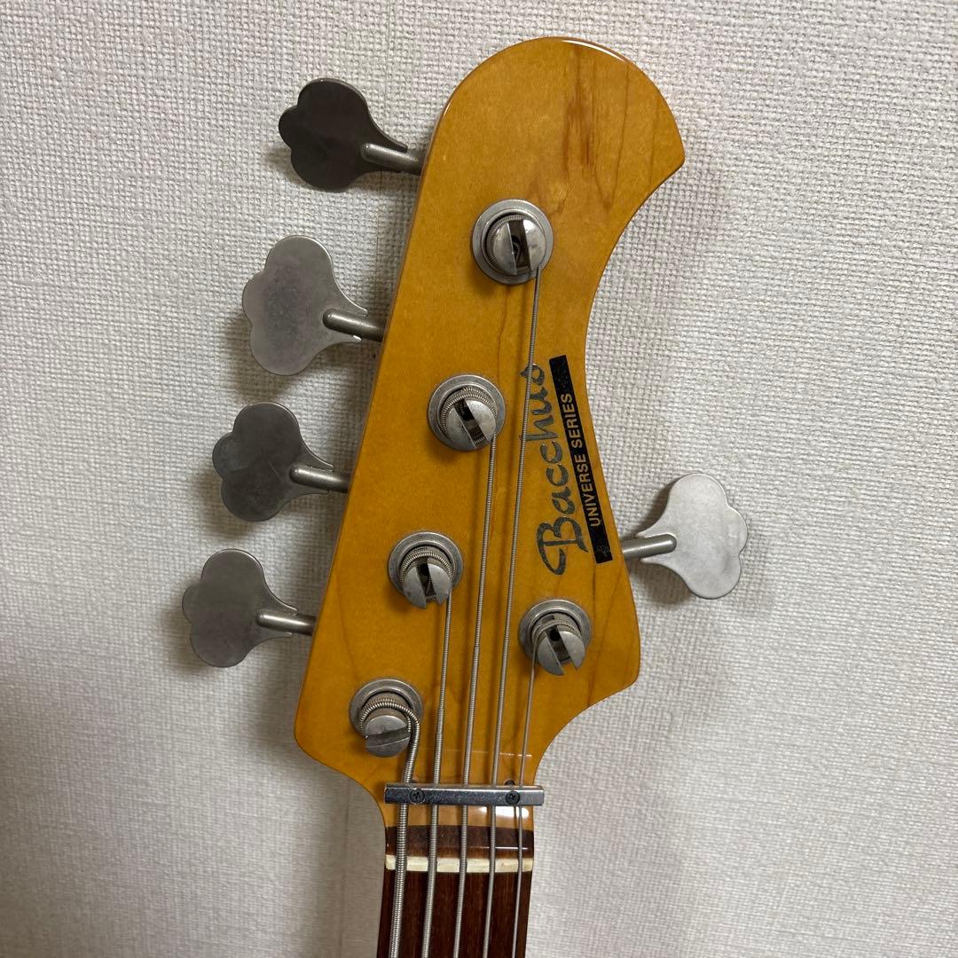 Bacchus Universe Series 5弦ベース WJB5系　ケース付