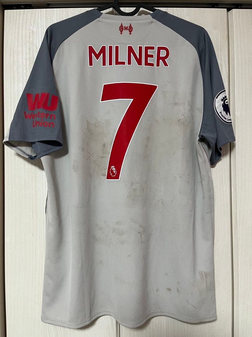 H*o様 リバプール ジェームズ・ミルナー 実使用 ユニフォーム リヴァプール