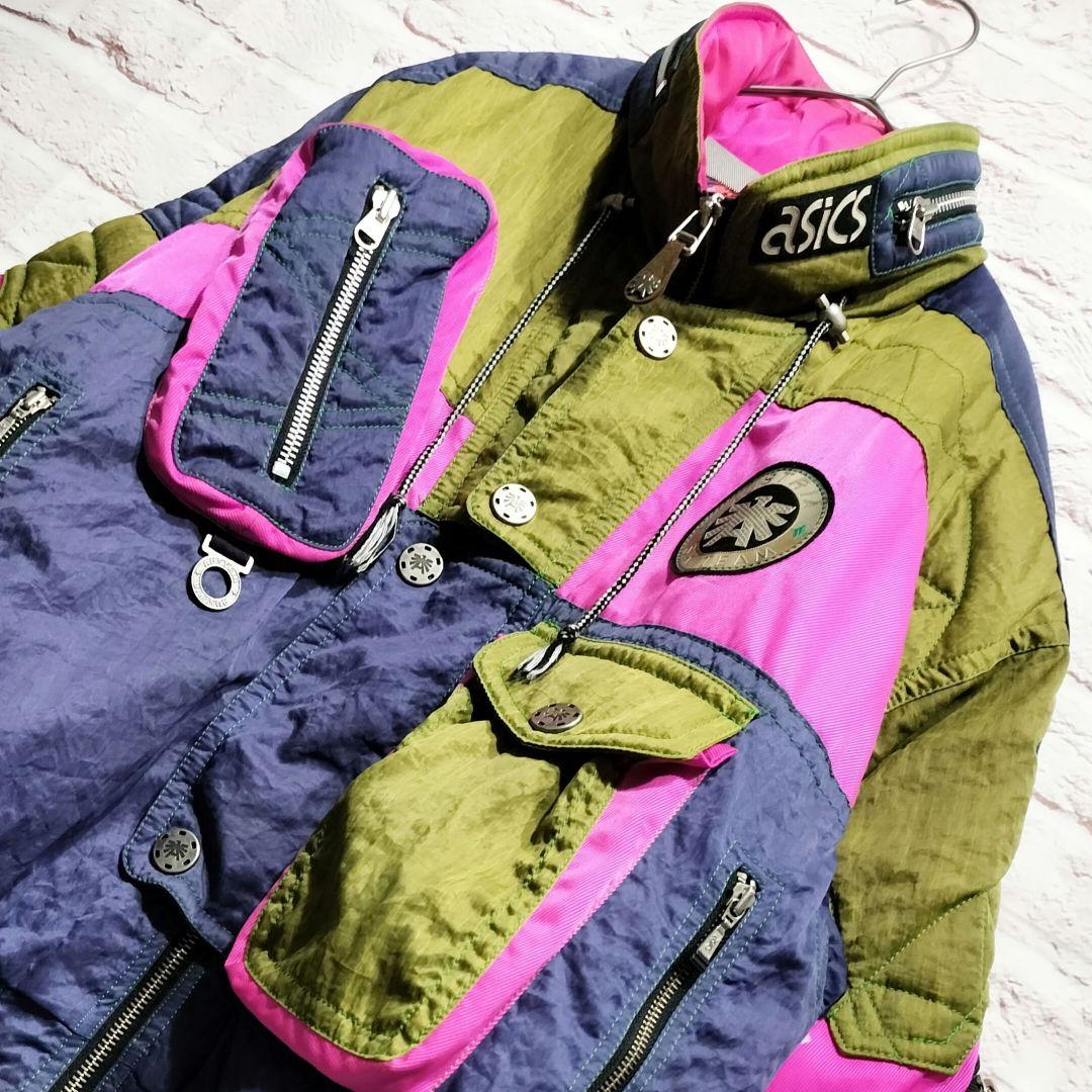 【日本製】AUSTRIA asics ヴィンテージ 肉厚スキーウェア ジャケット