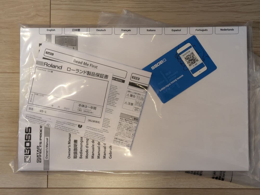 【美品】BOSS GT-1 ギターエフェクター 別売り純正 AC アダプター付き