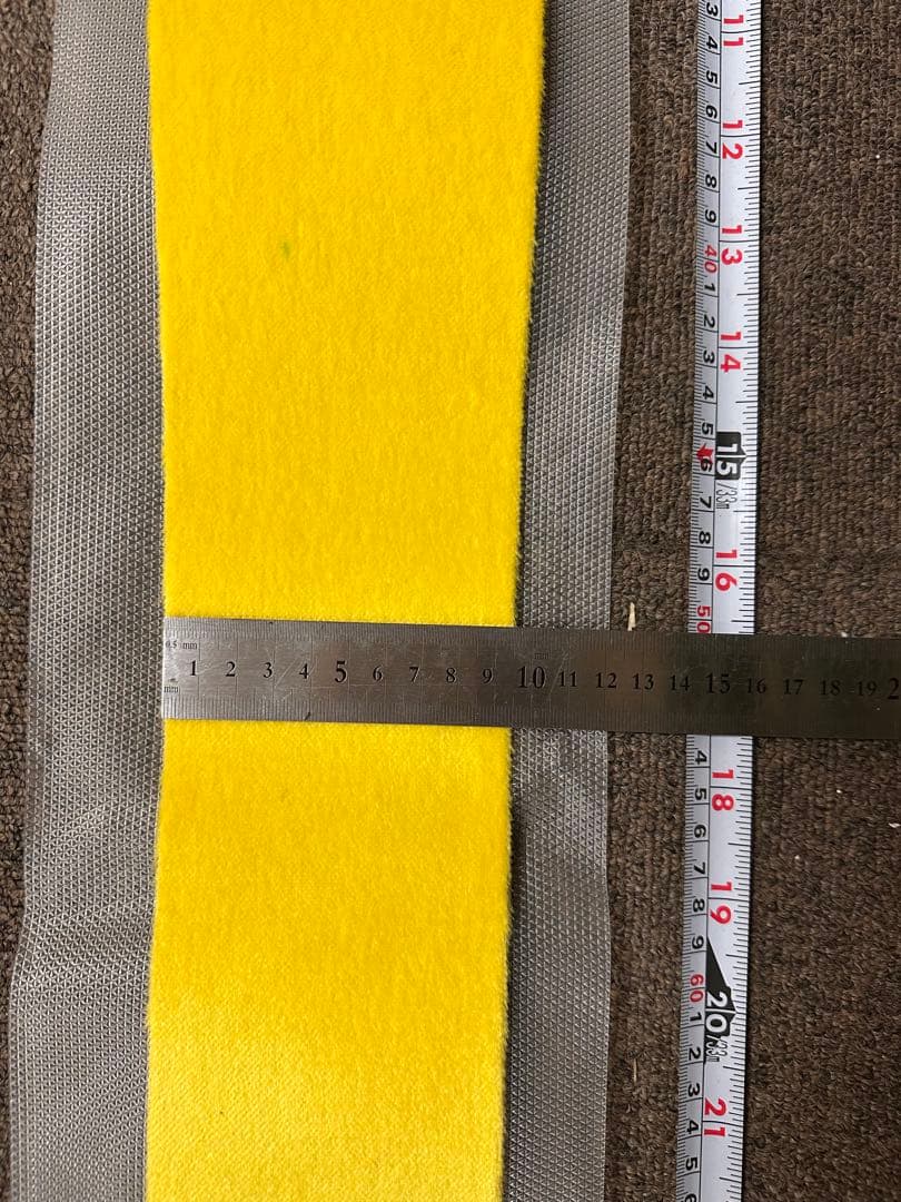 使用2回　POMOCA スキー用シール イエロー　バックカントリー