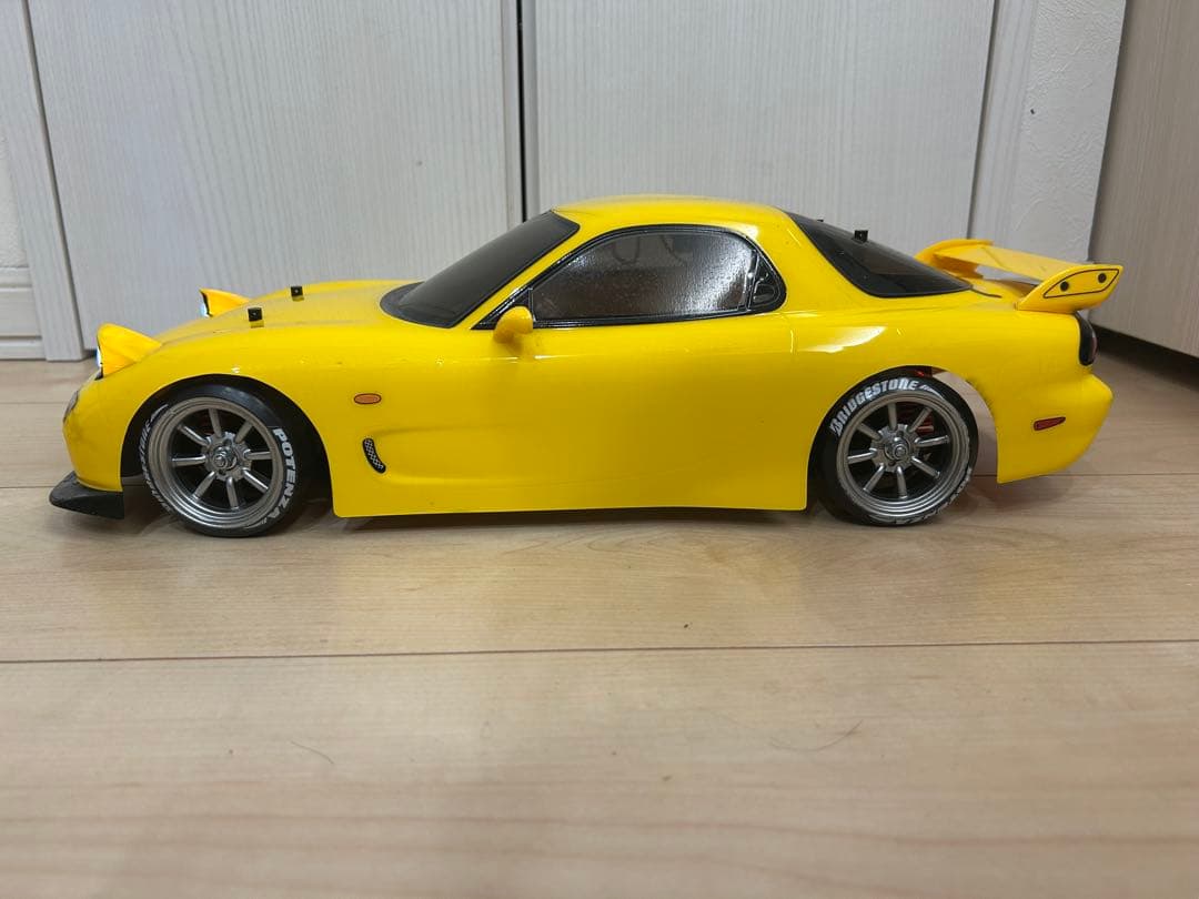 けん　RX7のボディなし　ドリフトラジコン　タミヤTT01D フルセット