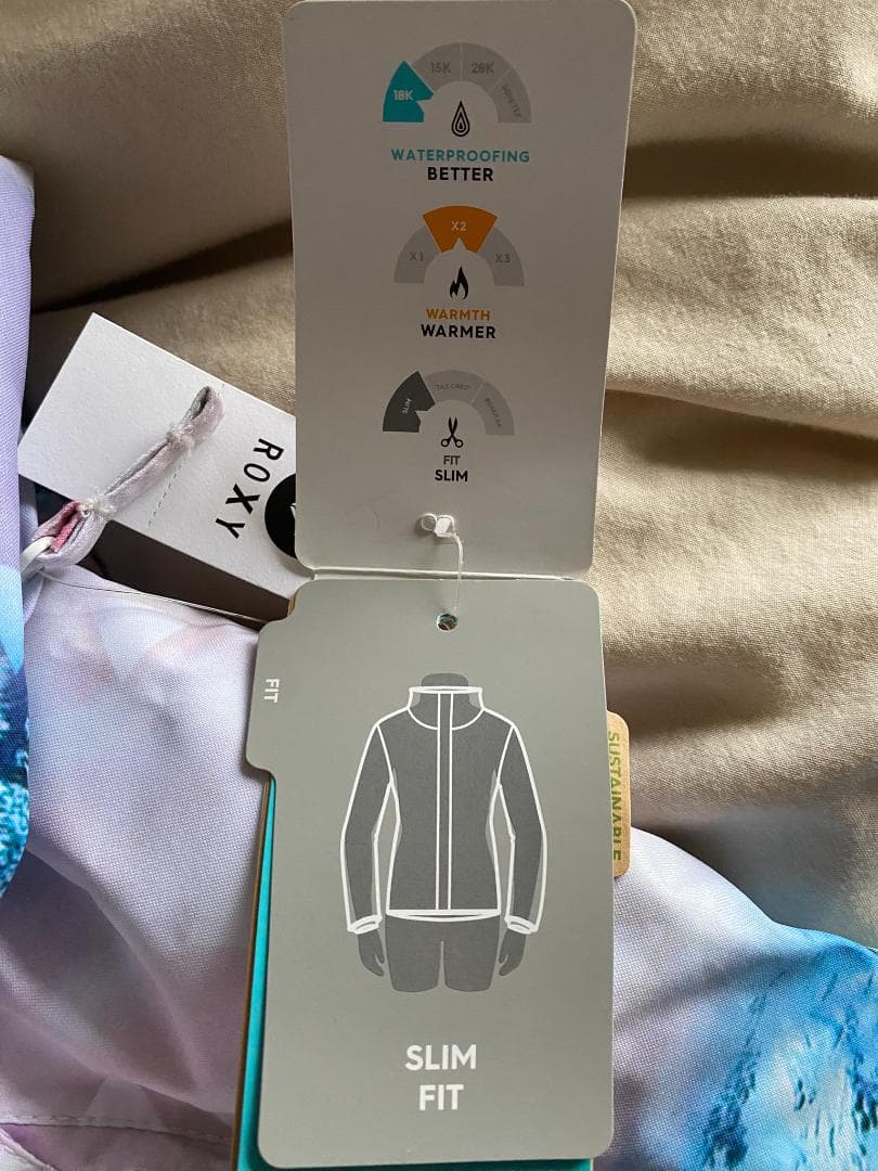 ROXY ファー付スノーウェア SIZE: S (SLIM FIT) ☆未使用