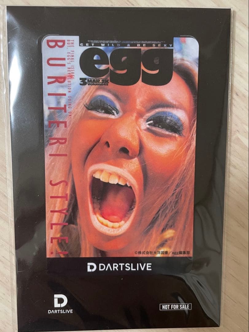 [新品未使用]DARTS LIVE Cardダーツライブカード　egg ギャル
