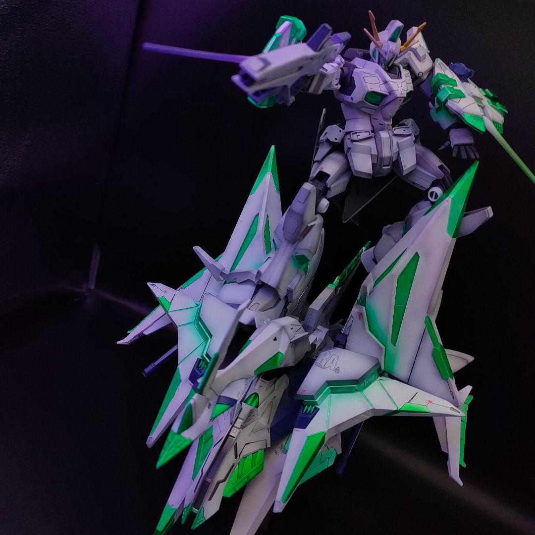 閃光のハサウェイ　ペーネロペー　hg　塗装完成品　1号機覚醒カラー　ガンプラ