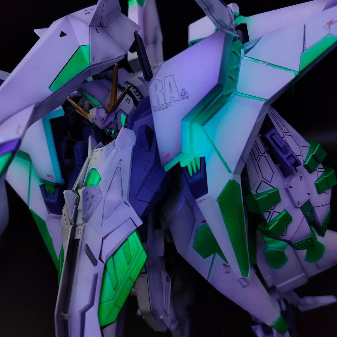 閃光のハサウェイ　ペーネロペー　hg　塗装完成品　1号機覚醒カラー　ガンプラ
