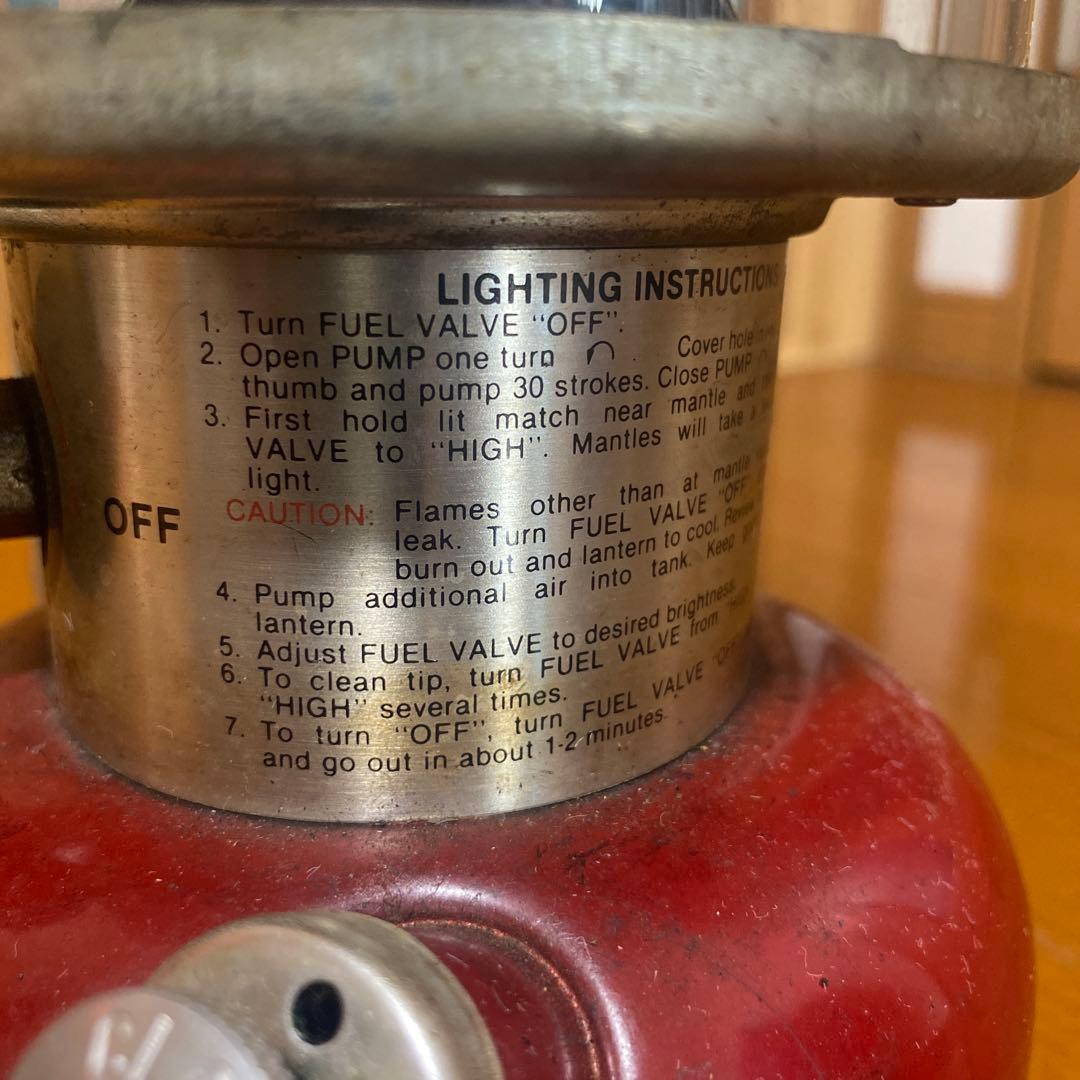 Coleman ビンテージ　レッドランタン 286A703 当時物