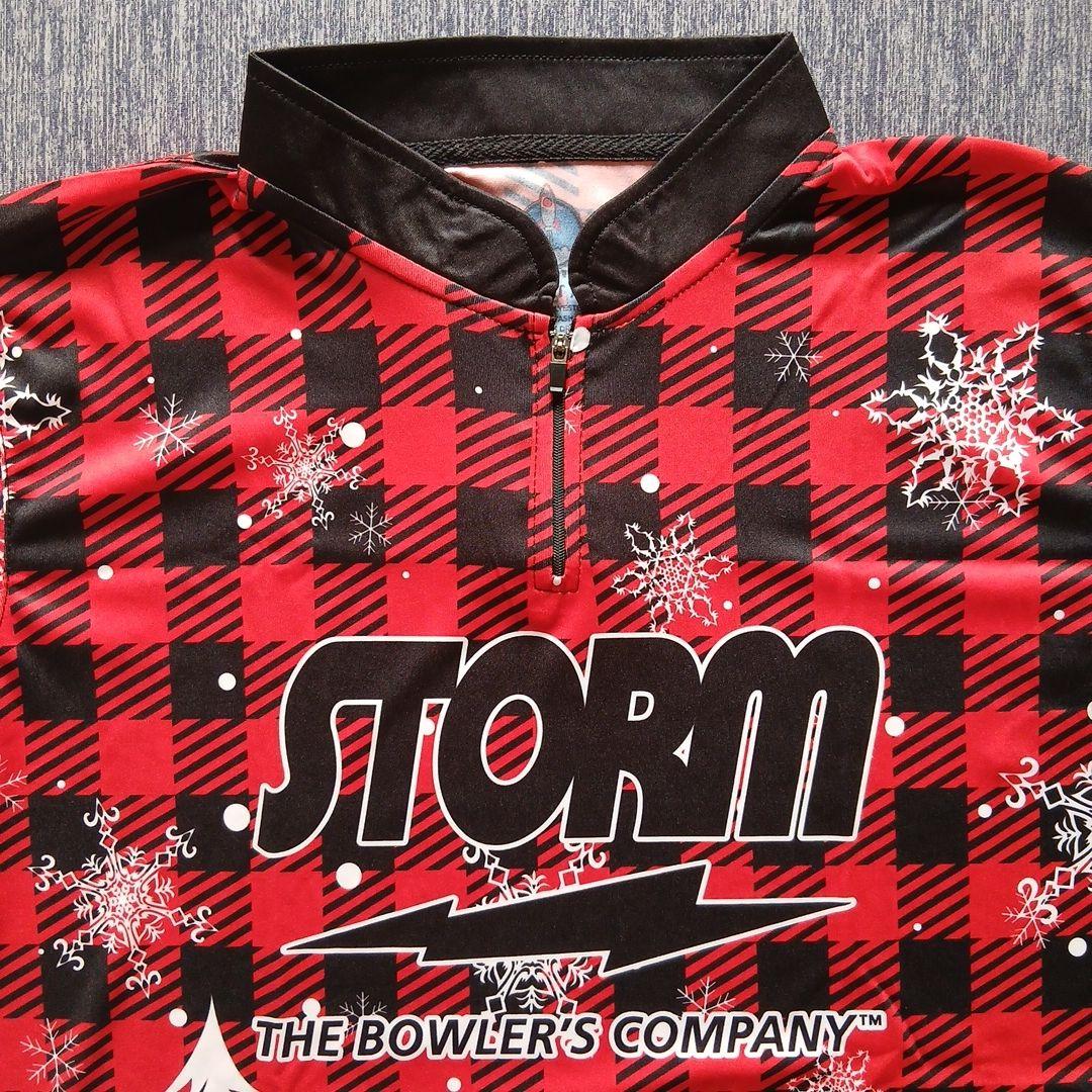 日本未発売✨新品✨STORM　【L】　レッド　チェック　雪　トナカイ