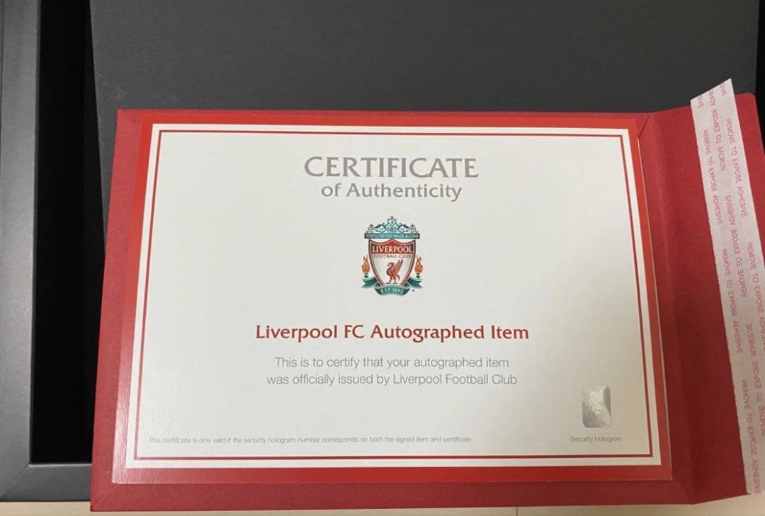 リバプール ワイナルドゥム 実使用 直筆サイン入り ユニフォーム リヴァプール