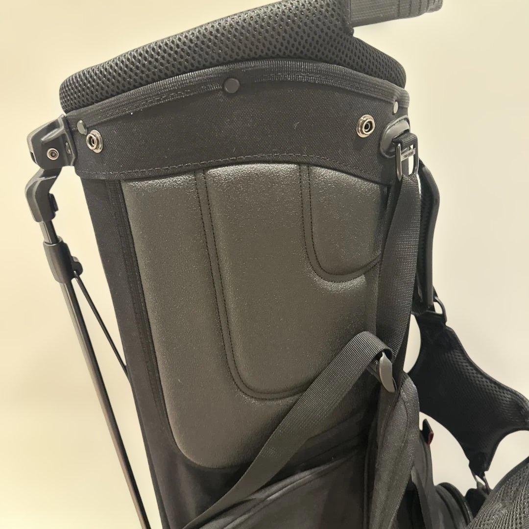 超美品　BRIEFING ゴルフバッグ 黒 スタンド付き