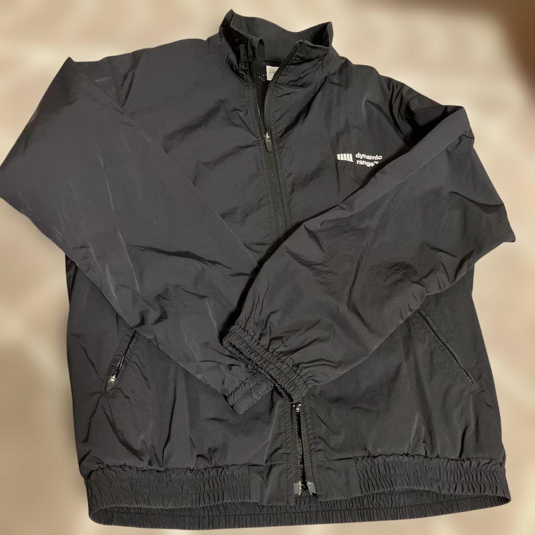 dynamic range 黒 ジップアップジャケット