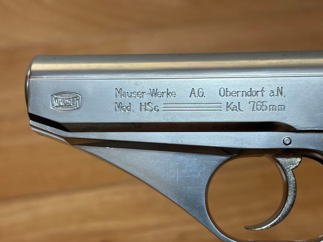 マルシン モーゼル MAUSER HSc シルバー サイレンサー ASGK刻印有