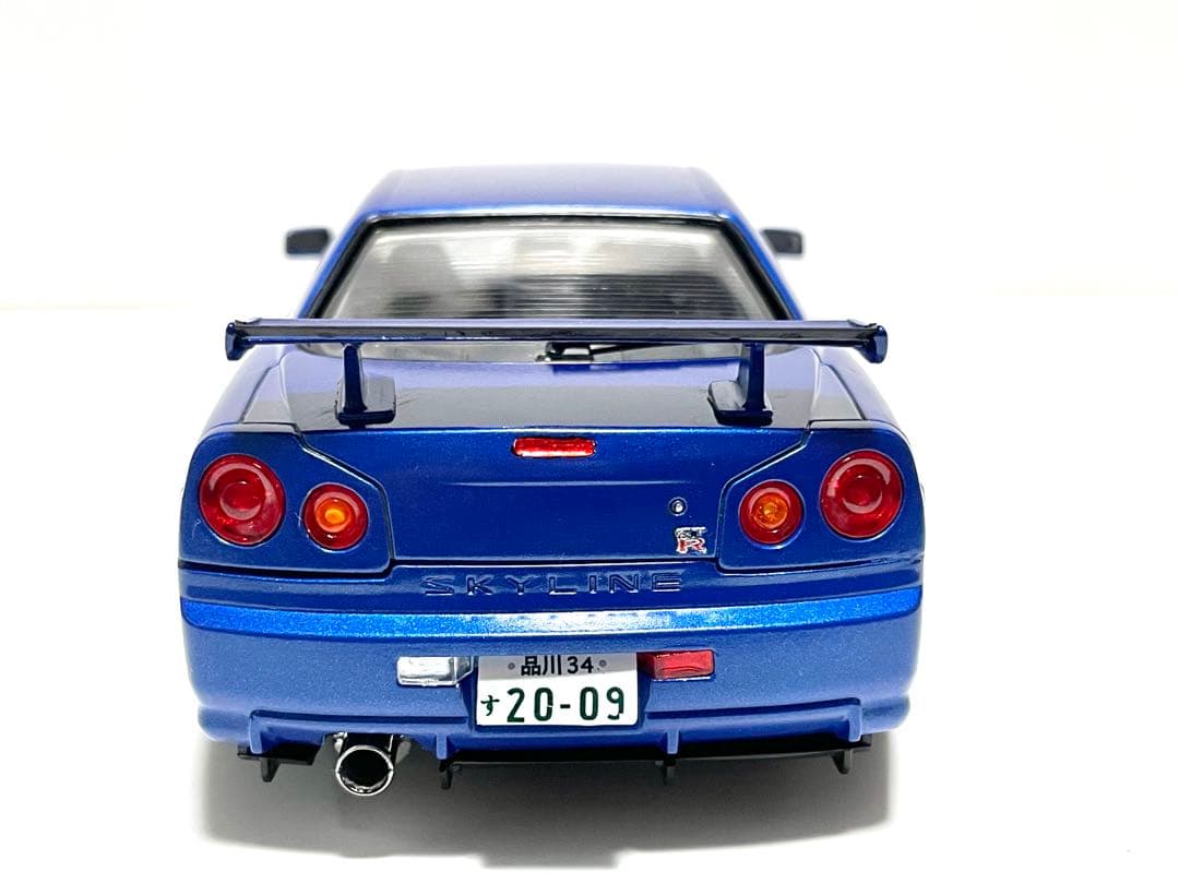 アオシマ1/24⬛︎R34ワイスピ4.2009◼️オコナー仕様レプリカ風⬛︎完成品