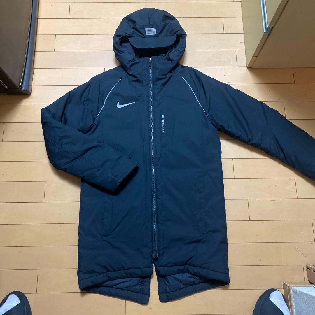 NIKE F.C. ナイキフーディ中綿ベンチコートジャケットSサッカー
