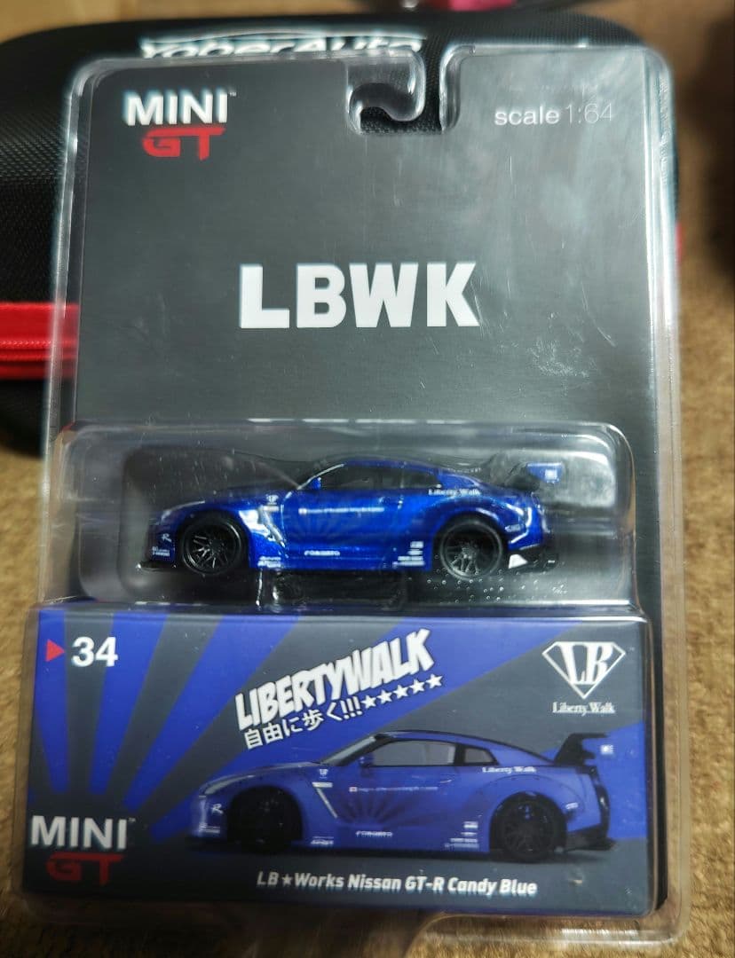 激レアMINI GT LBWorks Nissan GT-R CandyBlue