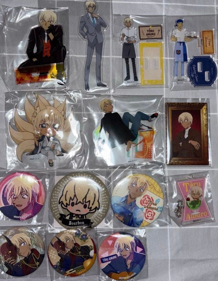 安室透 アクリルスタンド 缶バッジ まとめ売り