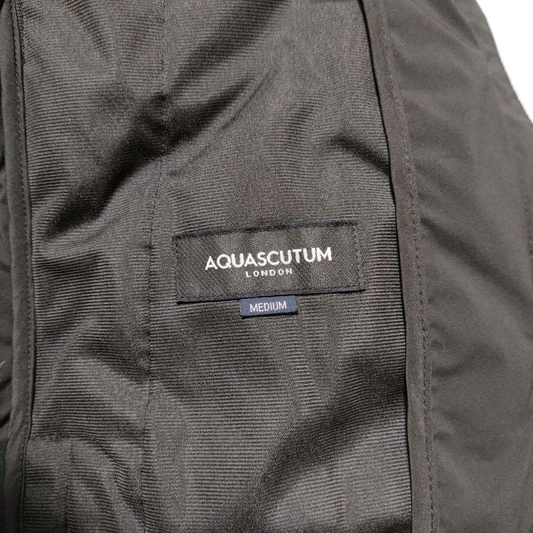 【美品】Aquascutum GOLF MEN ダウン ブルゾン ゴルフ