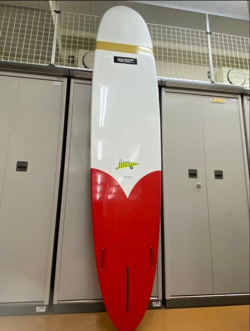 ジャスティスサーフボード フレックスフライ ロングボード 9'0 美品 手渡し可