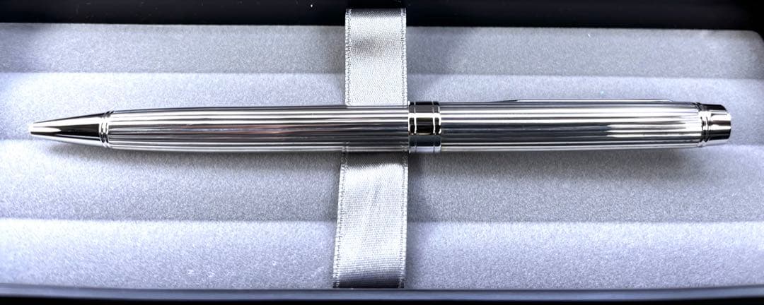 PILOT グランセ スターリングシルバー ボールペンバーリィコーン ストライプ