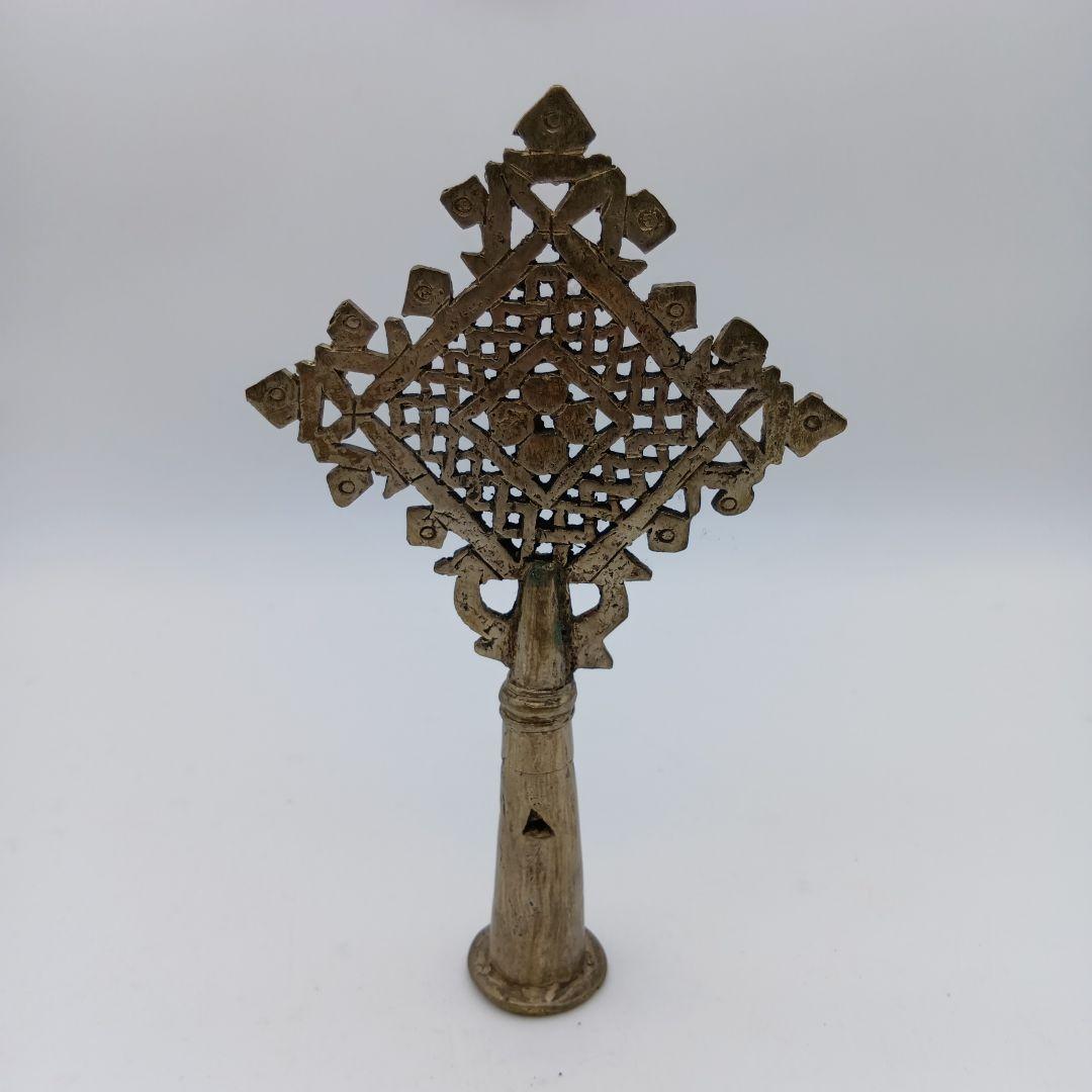 ②エチオピアンクロス　スタンド　アンティーク雑貨