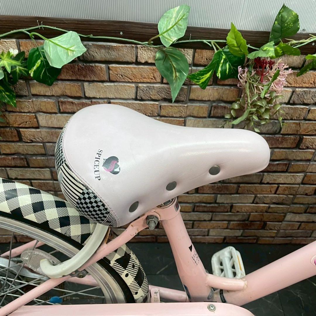 【106】子供用自転車 子供車 SPICEUP ピンク 20インチ シングル