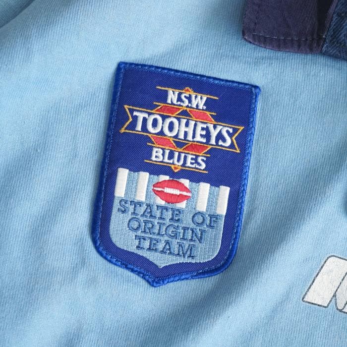 古着 90sビンテージ NSW TOOHEYS BLUES ラガーシャツ