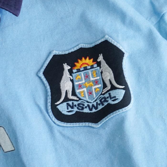 古着 90sビンテージ NSW TOOHEYS BLUES ラガーシャツ