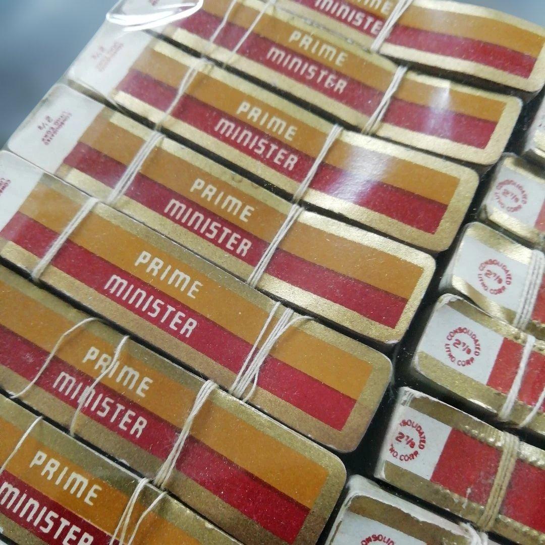 32束！ビンテージシガーバンドセット　蚤の市ジャンクジャーナル素材大量