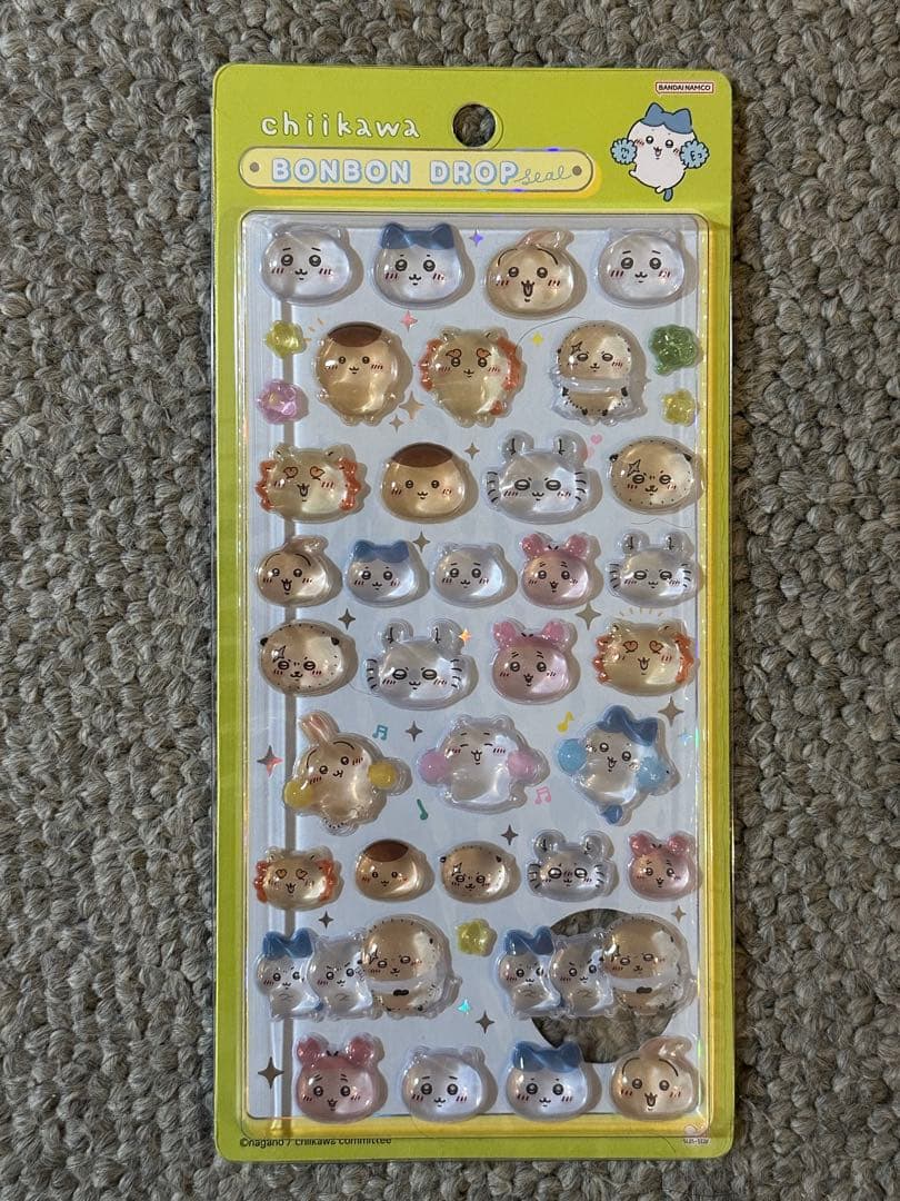 ちいかわ　ボンボンドロップシール&ウォーターシール 10枚コンプリートセット