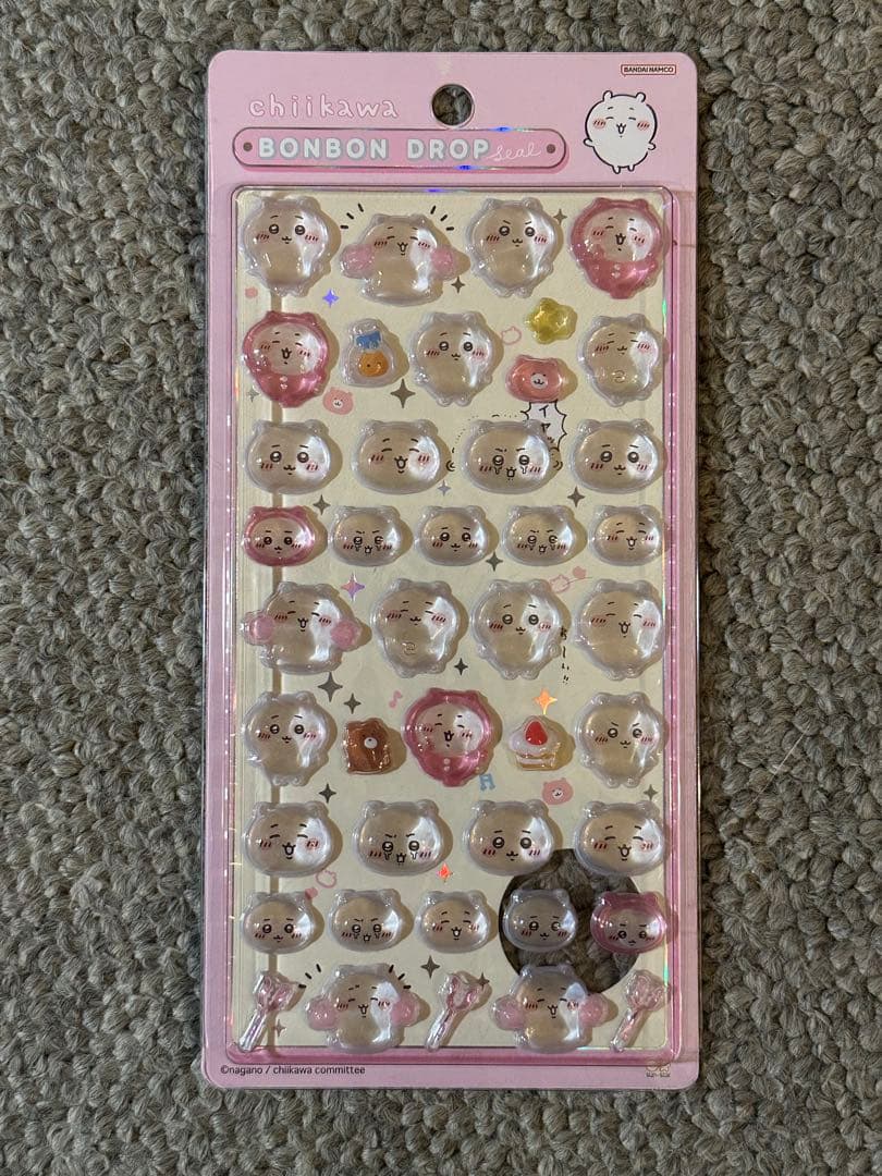 ちいかわ　ボンボンドロップシール&ウォーターシール 10枚コンプリートセット