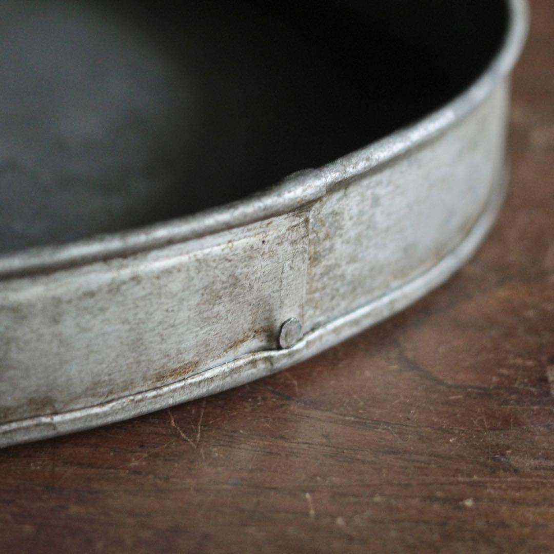 アルミ トレイ トレー 盆 古道具 アンティーク ブロカント オブジェ