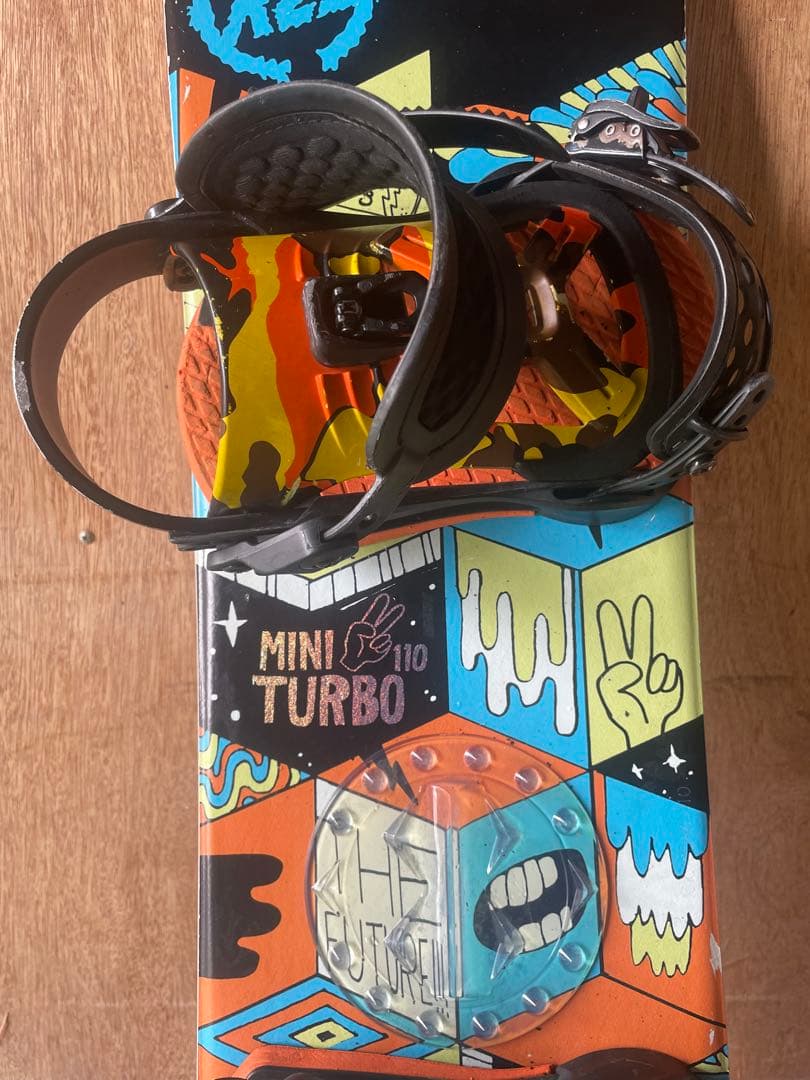 【送料込み】★子供用K2スノーボード&ユニオンバインディングセット★110cm★