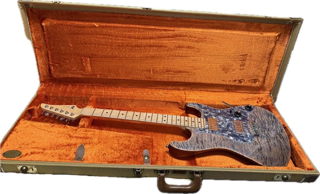 RY GUITAR キルトメイプルトップ Trans Denim オールラッカー