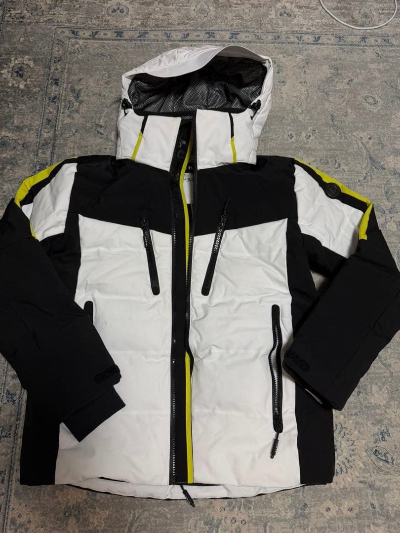 LUHTA スキーウェア ホワイト/ブラック/イエロー