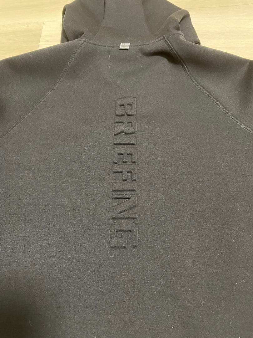 BRIEFING ブリーフィング 3D ロゴダブルジップパーカー Mサイズ
