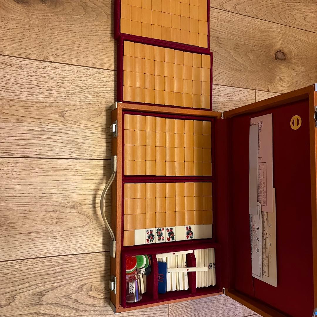 麻雀牌 ミズノ丸一 背竹牌 ことぶき