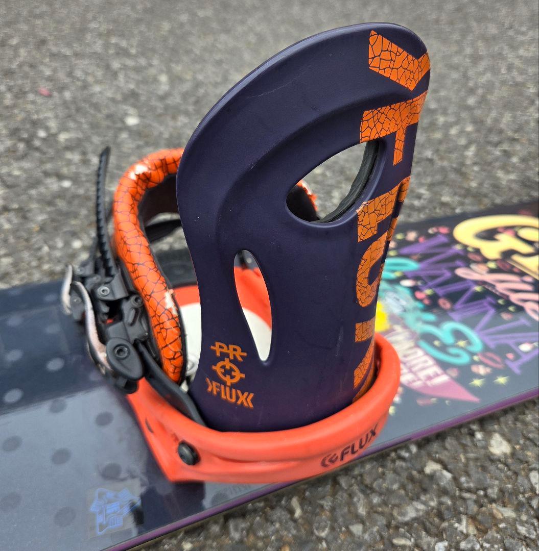 【ワックス永久無料付】SALOMON×FLUX スノーボード 147cm