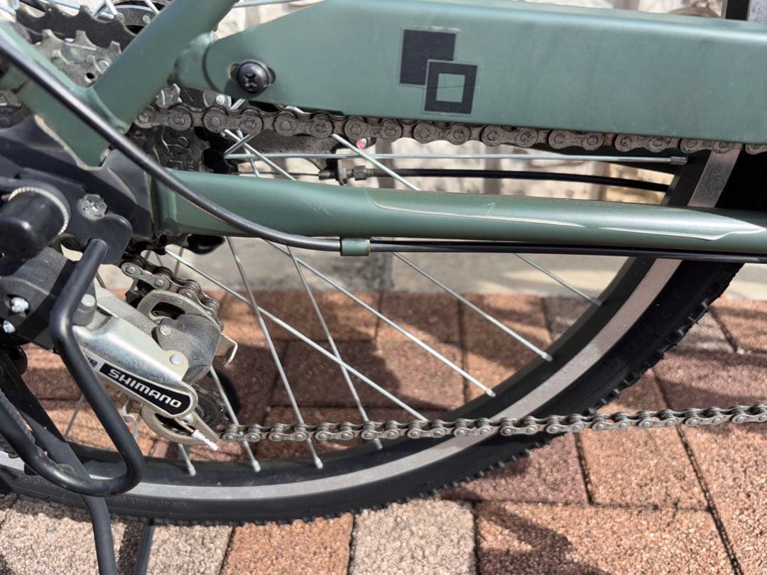 [26インチ]あさひ ボールドライン(マットオリーブ)※ 大阪府吹田市お渡し希望