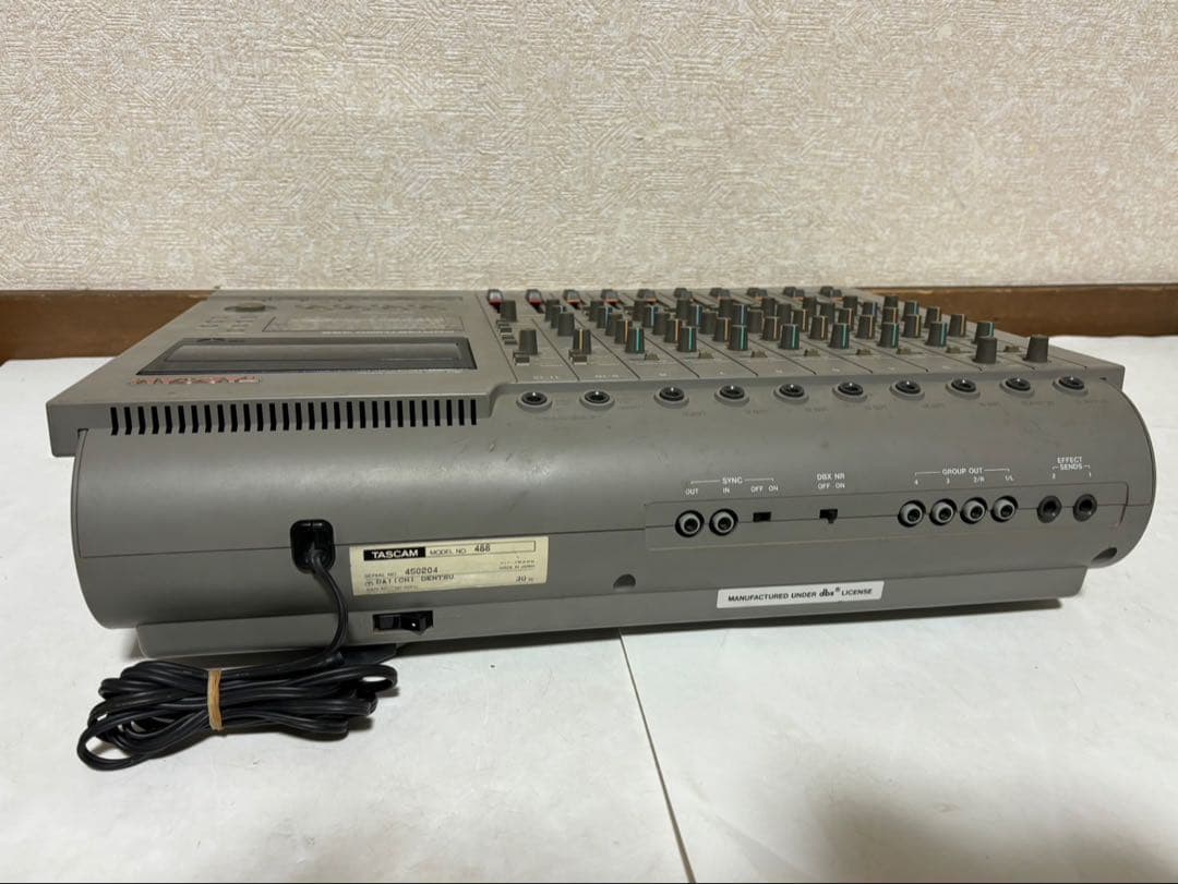 ジャンク品 TASCAM マルチトラックレコーダーPORTASTUDIO 488