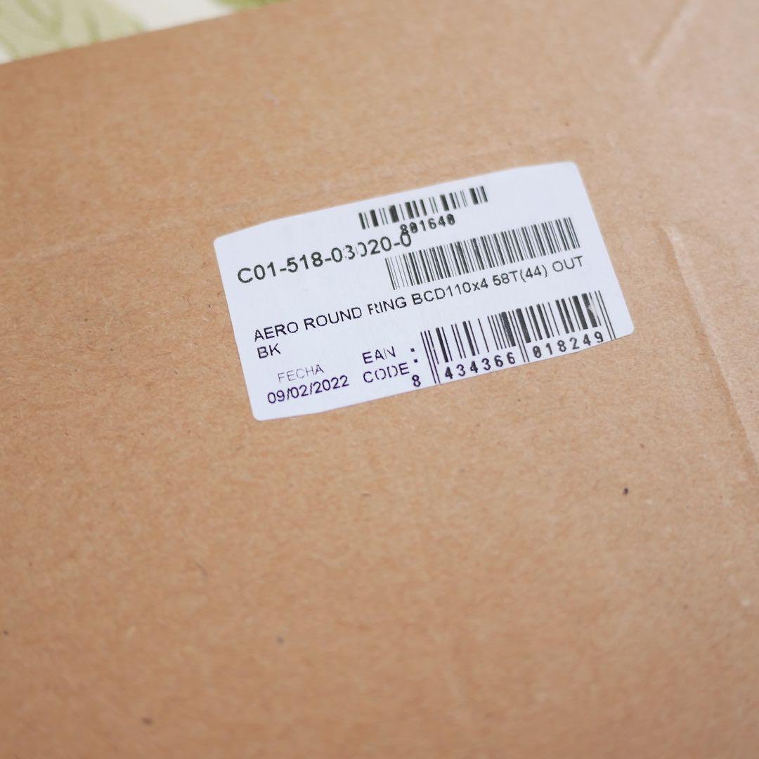 選手支給品 Rotor エアロラウンド アウターリング 58T シマノ対応 プロ