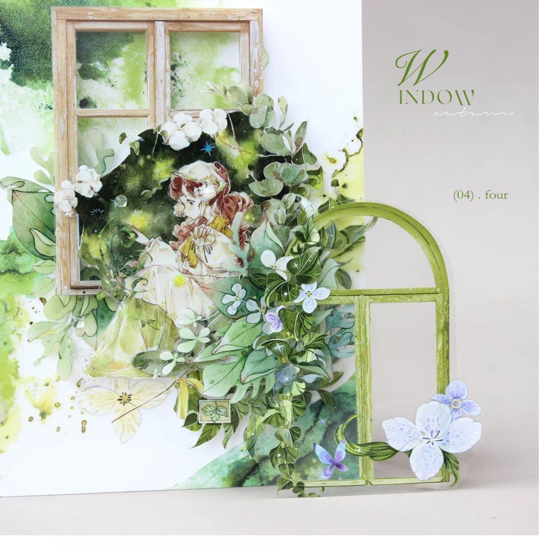 moodtape《一窗秋》海外マスキングテープ　マステ 【2346】